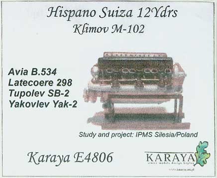 Hispano Suiza 12Ydrs / Klimov M-102 engine  E4806
