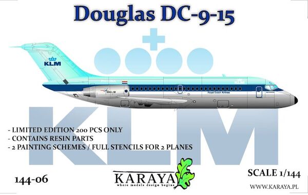 Douglas DC9-15 (KLM) (BACK IN STOCK)  144-06