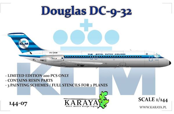 Douglas DC9-32 (KLM) (BACK IN STOCK)  144-07