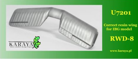 Correct resin wing for RWD8 (IBG) U7201