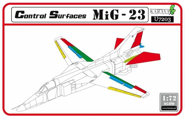 Mikoyan MiG-23 Flogger Control Surfaces (RV Models / KP) KU7203