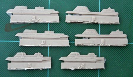 MiG29 Fulcrum Underwing pylon set (6Pcs) U4802