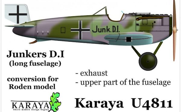 Junkers D1 Long Fuselage conversion (Roden) U4811