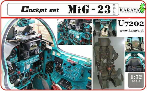 Mikoyan MiG-23 Flogger Cockpit set (RV Models / KP) U7202