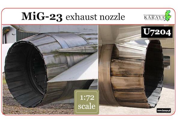 Mikoyan MiG-23 Flogger exhaust (RV Models, KP) U7204