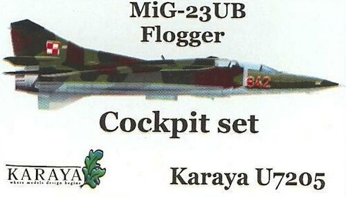 Mikoyan MiG23UB  Flogger Cockpit set (RV Models,  KP)  U7205