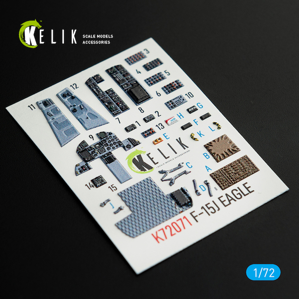 3D Interior Detail set F15J Eagle (Platz) k7271