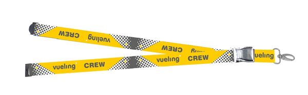 Lanyard with Vueling Crew titles as 'mini-airlinebelt' LAN-VUE