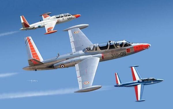 Fouga CM170 Magister (2 kits included)  (SPECIAL OFFER - WAS EURO 49,95)  K-48051