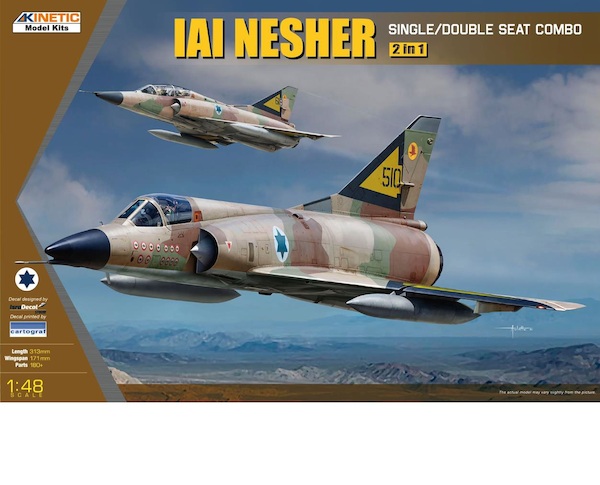 IAI Nesher Single/Double seat Combo (2 in 1)  K-48056