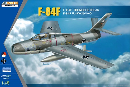 F-84F Thunderstreak including Dutch Markings KLU K-48068
