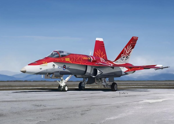 CF188A Hornet (RCAF Demo Team 2017)  K-48070