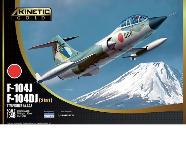 Lockheed F104J/TF104DJ Starfighter (JASDF) (2 in 1) K-48092