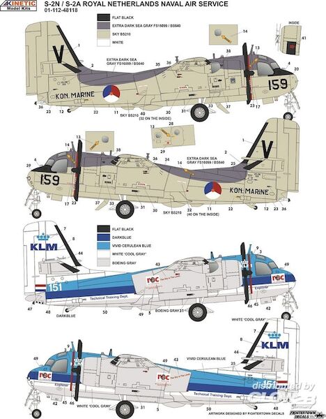 Grumman S2A Tracker (Netherlands) (SPECIAL OFFER - WAS 72,95)  K-48118