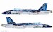 CF18 Hornet (RCAF Bicentenial Demo Team 2024)  K-48150
