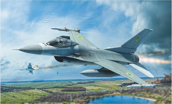 F16A Fighting Falcon (Ukraine AF (with PIDS)) (REMOVED FROM SALE) K-48157