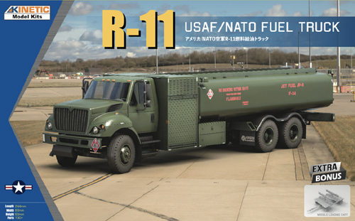 R-11 USAF / NATO Fuel Truck plus Missile loading cart K48116