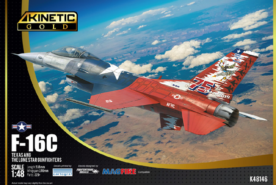 F16C Block 30 Fighting Falcon (Texas ANG Lone Star Gunfighters) K48146