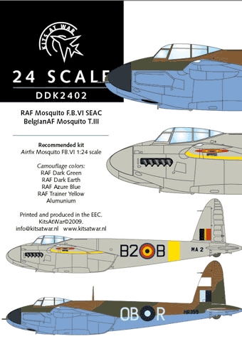 Mosquito (FBVI SEAC, T.III Belgian AF) ddk2402
