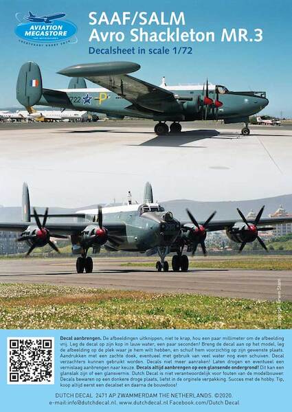 SAAF/SALM Avro Shackleton MR3  K7/5