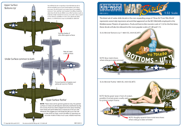 North American B25J Mitchell (486th BS, 340st BG, 489BS, 340BG) kw132012