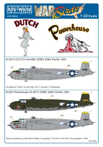 North American B25J Mitchell ("Power House", Dutch")  kw132044