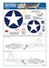 B17F Flying Fortress General stencilling, national insignia, Cockpit Instrumentation and Walkways kw132046