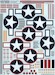 B25 Mitchell General stencilling -stars and bars  kw132047