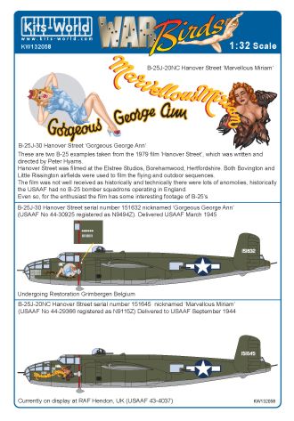 North American B-25H Mitchell (Hannover Street filmstars) kw132058