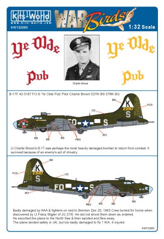 B17F Flying Fortress (Ye Olde Pub)  kw132063