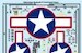 Boeing B17F/G Flying Fortress Red Outlined Stars & Bars, Stencilling kw132078