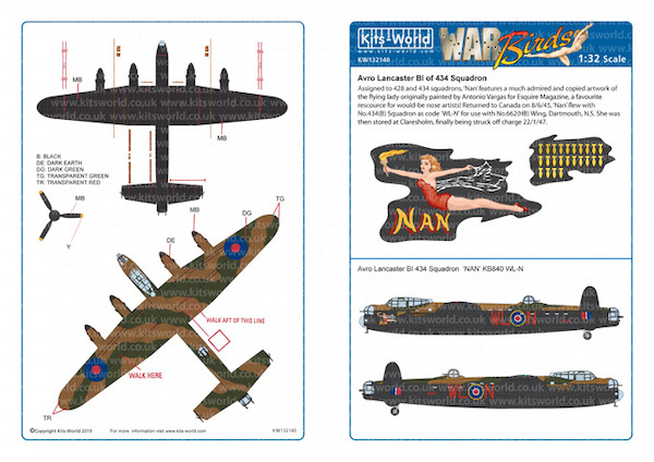 Avro Lancaster B MkI (KB840 WL-N "Nan") kw132140