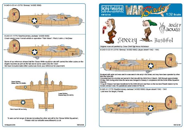 Consolidated B24D Liberator (Double Sheet) kw132146