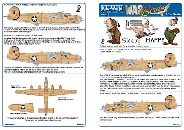 Consolidated B24D Liberator (Double Sheet)  kw132147