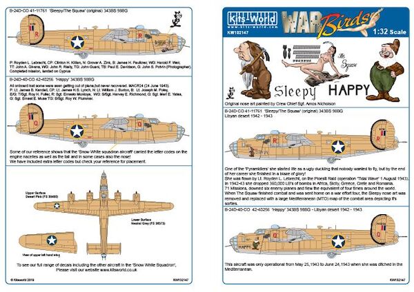 Consolidated B24D Liberator (Double Sheet) kw132147