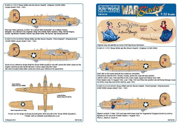 Consolidated B24D Liberator (Double Sheet)  kw132148