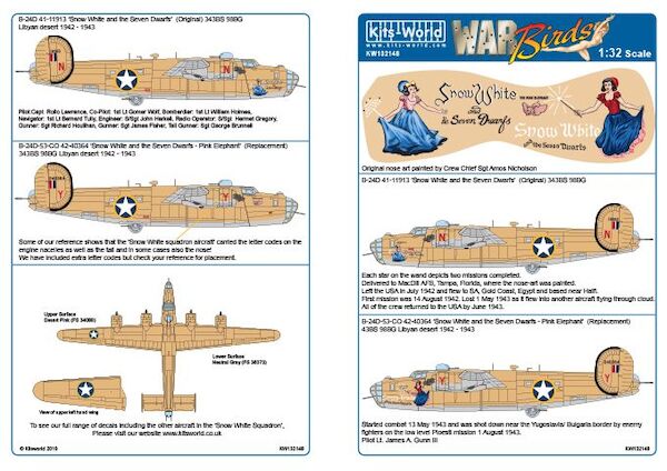 Consolidated B24D Liberator (Double Sheet) kw132148