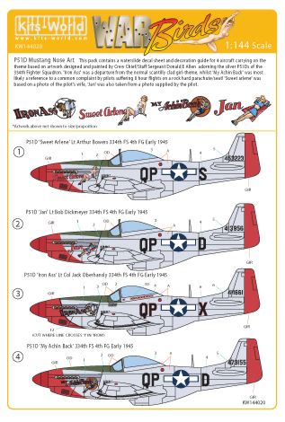 North American P51D Mustang (334FS USAAF) kw144020
