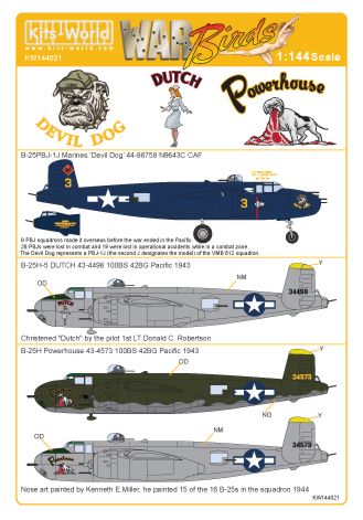 North American B25J/PBJ-1J Mitchell (USAAF/US Marines)  kw144021