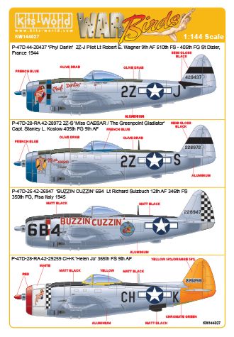 Republic P47D Thunderbolt kw144027
