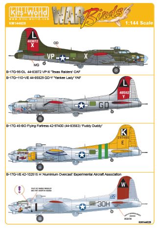 Boeing B17G Flying Fortress  kw144028