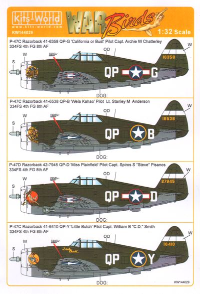 P47C/D Thunderbolt Razorback  kw144029