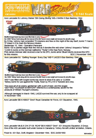 Avro Lancaster BIII  kw144034