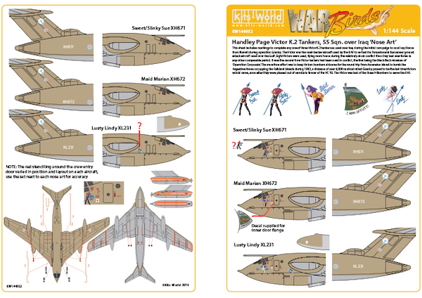 Handley page Victor K2 tankers (55sq RAF over Iraq 'Nose Art") Part 1 kw144052