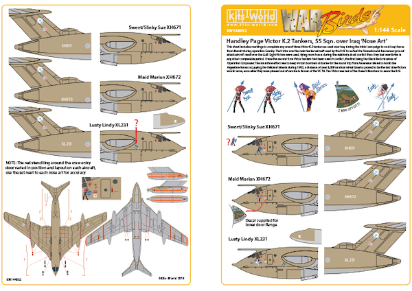 Handley page Victor K2 tankers (55sq RAF over Iraq 'Nose Art") Part 1  kw144052