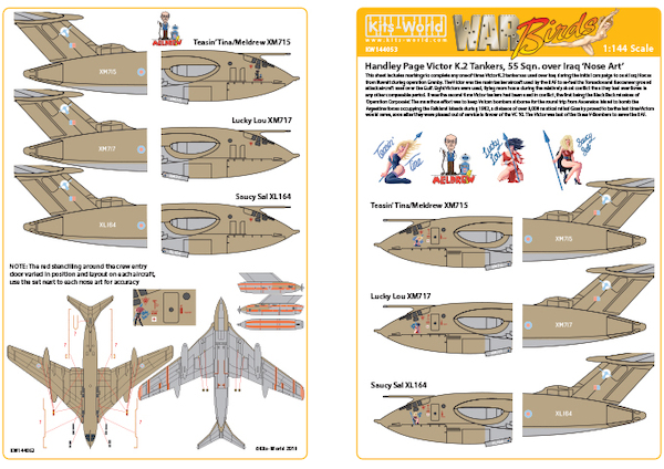 Handley page Victor K2 tankers (55sq RAF over Iraq 'Nose Art") Part 2 kw144053