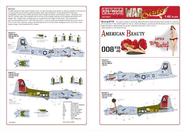 B17G Flying Fortress "American beauty- Little Miss Mischief"  kw148001