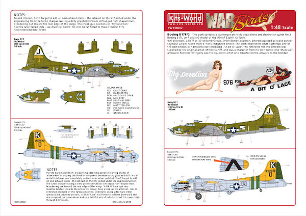 B17G Flying Fortress "My Devotion - a bit o'lace" kw148002