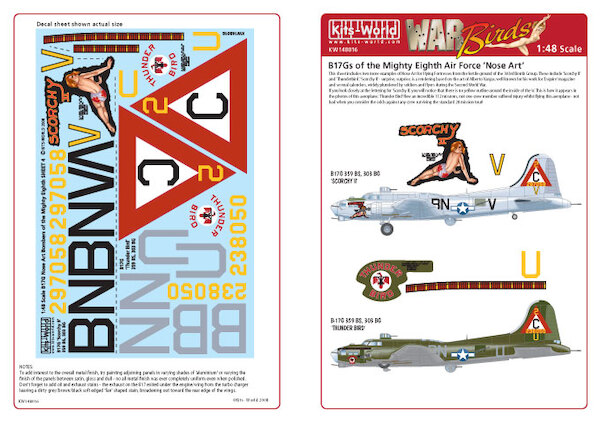 B17G Flying Fortress of the Mighty Eighth Air Force "Nose art" kw148016