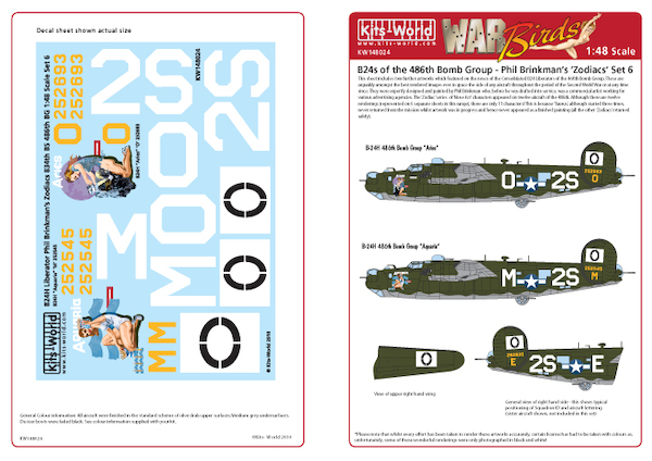 B24's of the 486th BG - Phil Brinkman's 'Zodiacs' set 6  kw148024